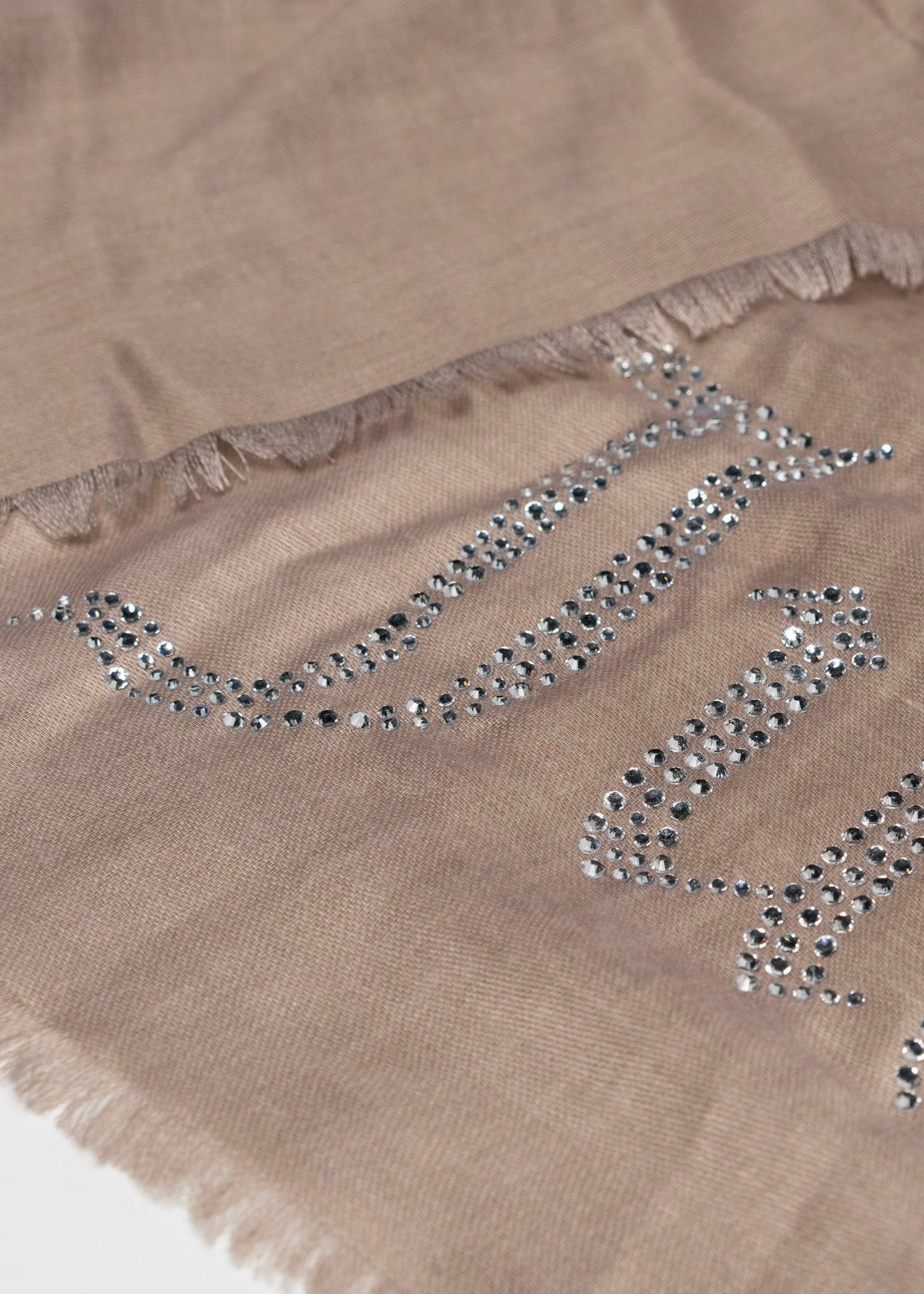 JUICY COUTURE - Sciarpa con logo in strass
