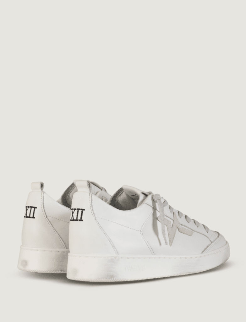TWELVE - MEMORY FOAM - Sneakers bianche con dettaglio grigio