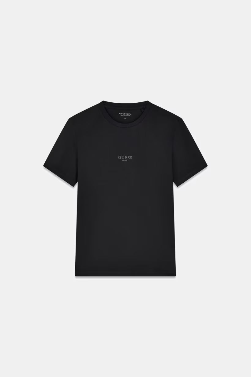 GUESS - T-shirt con logo gommato uomo