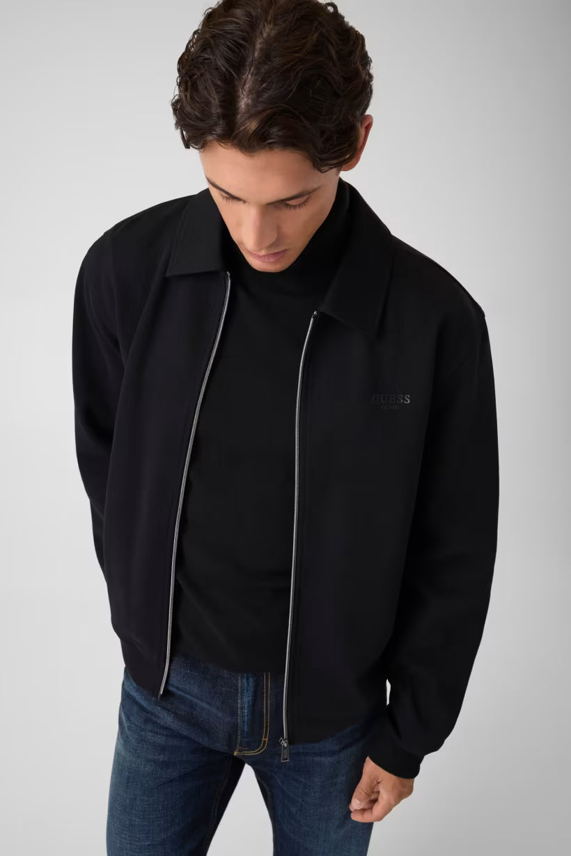 GUESS - Giacca con logo in rilievo uomo