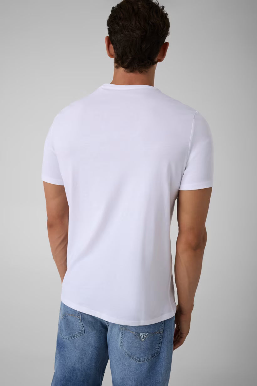 GUESS - T-shirt con logo stampato uomo