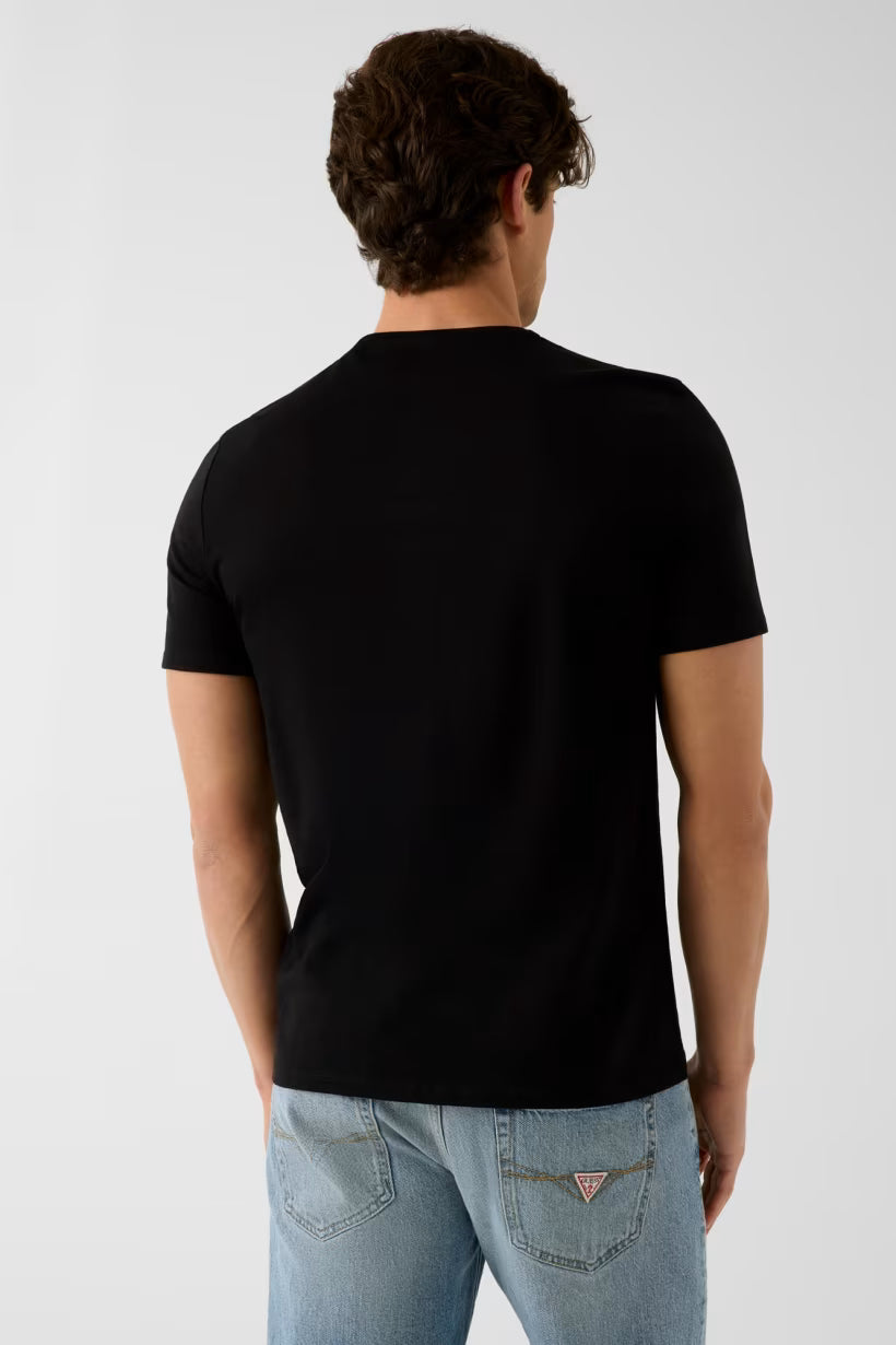 GUESS - T-shirt con logo stampato uomo