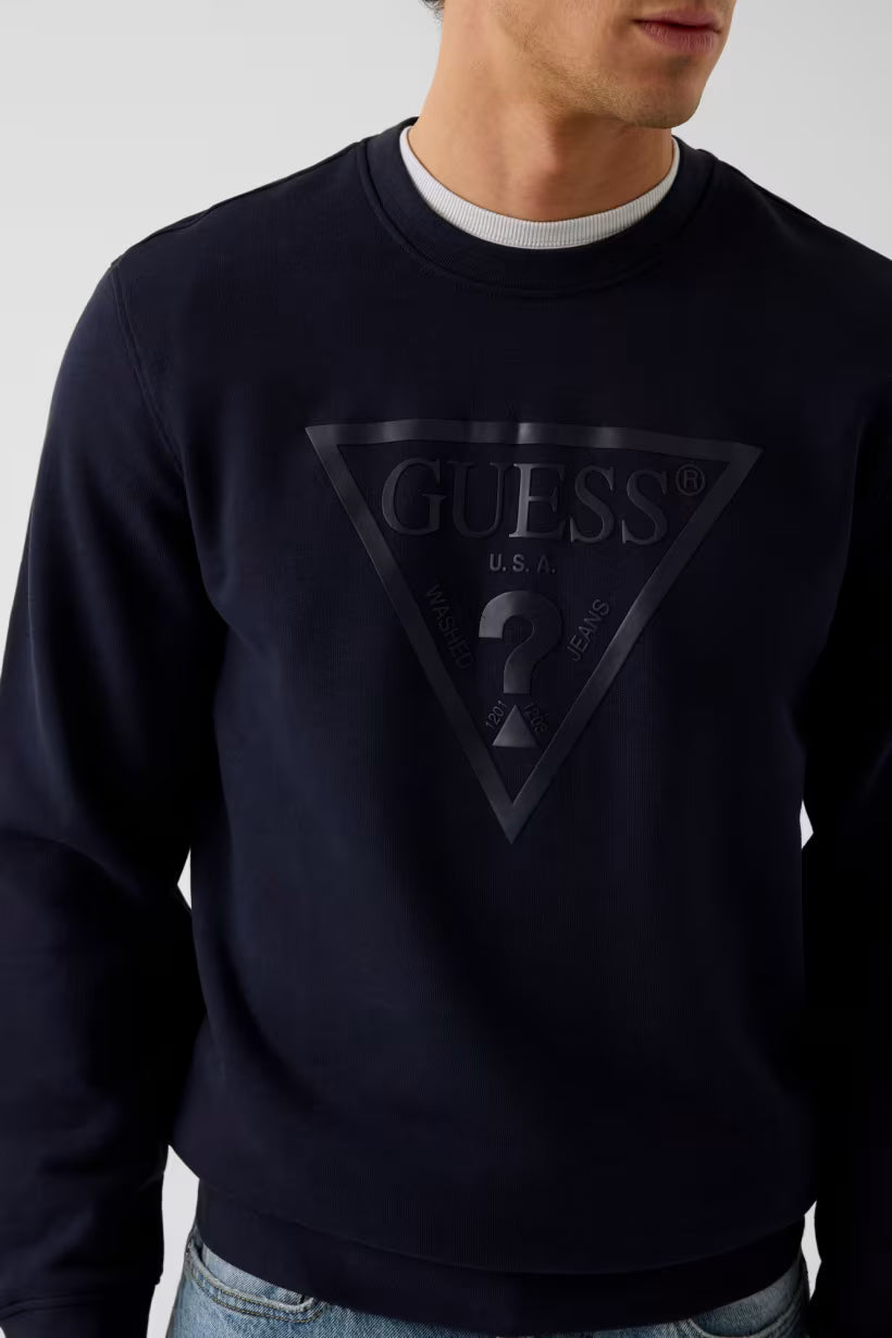 GUESS - Felpa con logo uomo