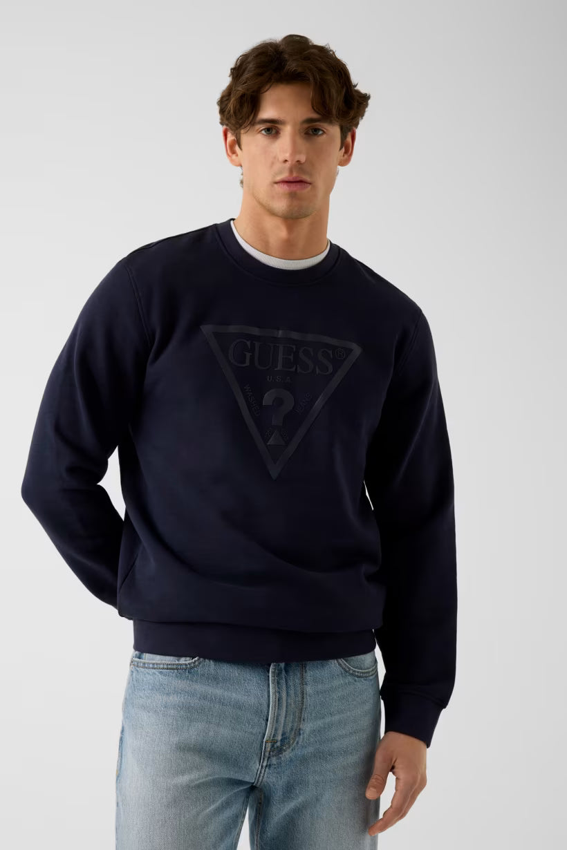GUESS - Felpa con logo uomo