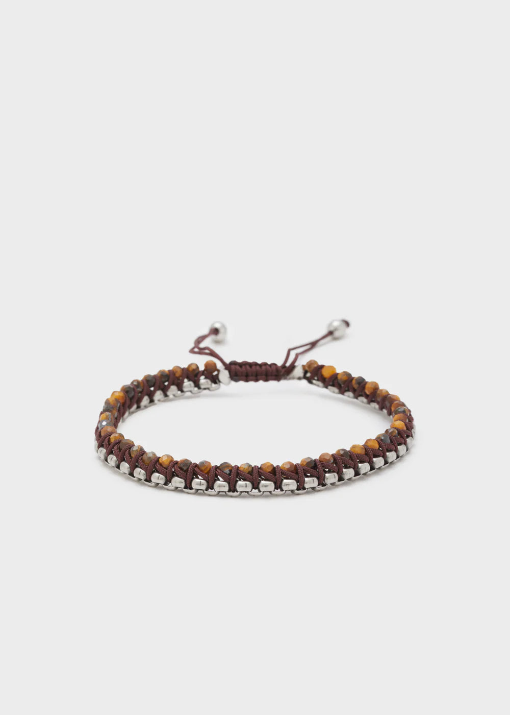 NALI - Bracciale CORD in pietre semipreziose uomo