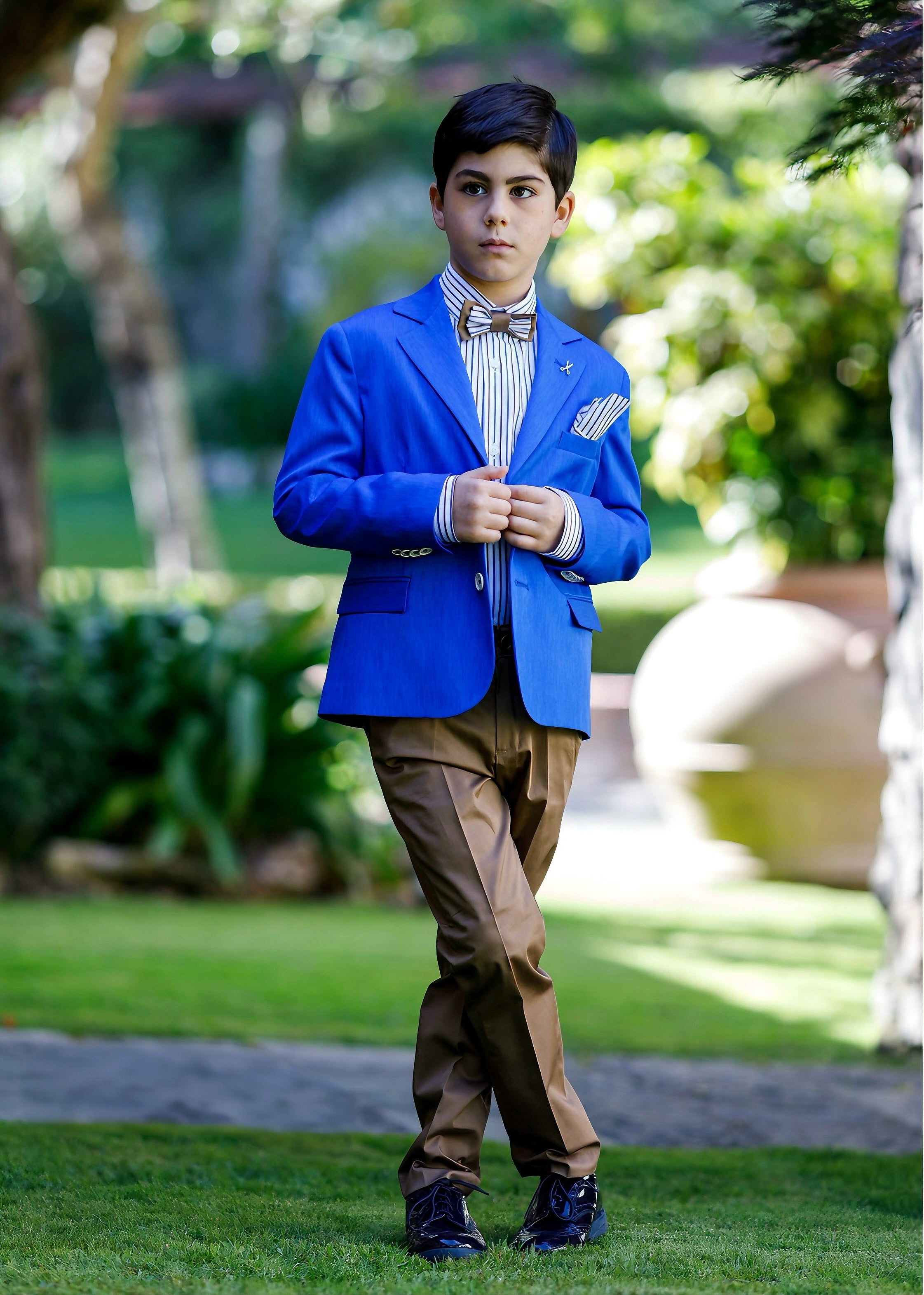 NEVER TOO - GENTLEMAN - SET COMPLETO - Abito blu elettrico