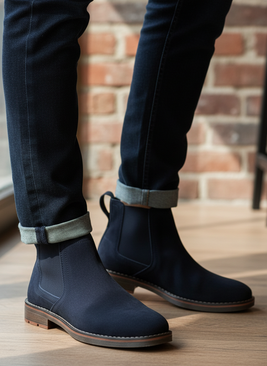 XTI - MEMORY FOAM - Stivaletto scamosciato uomo