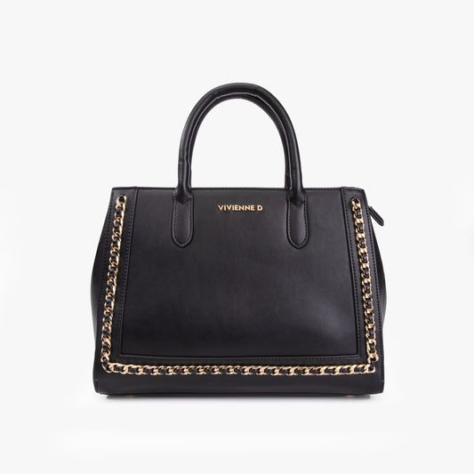 VIVIENNE D - Shopper Chain nera