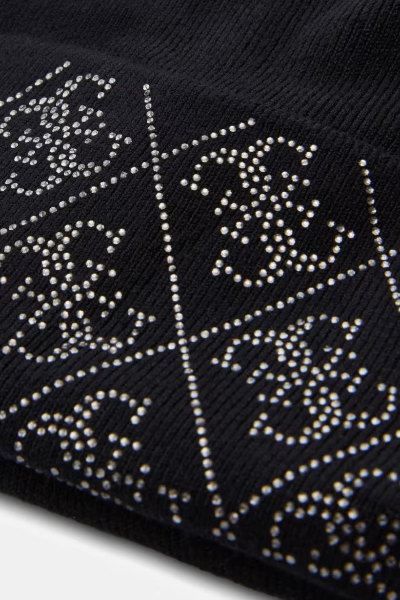 GUESS - Cappello con logo 4G in strass donna