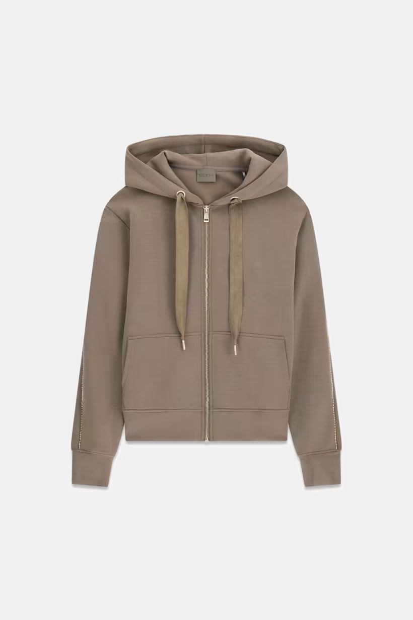 GUESS - Felpa con zip donna