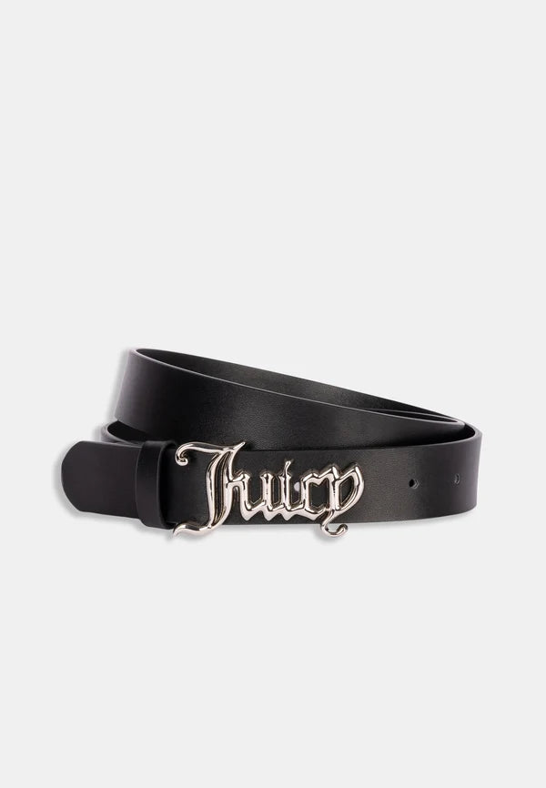 JUICY COUTURE - Cintura con logo argento