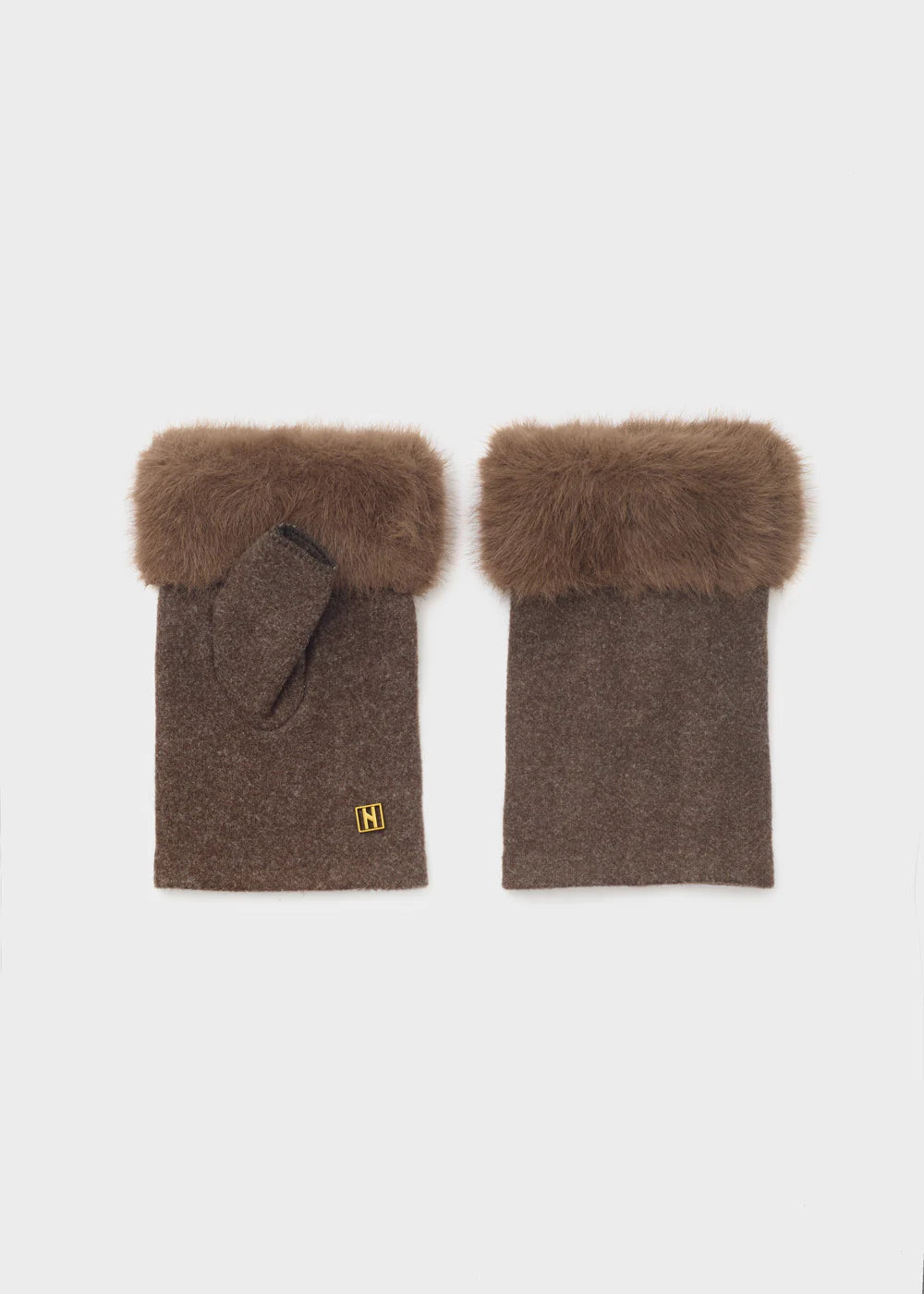 NALI - Guanti FURRY senza dita donna