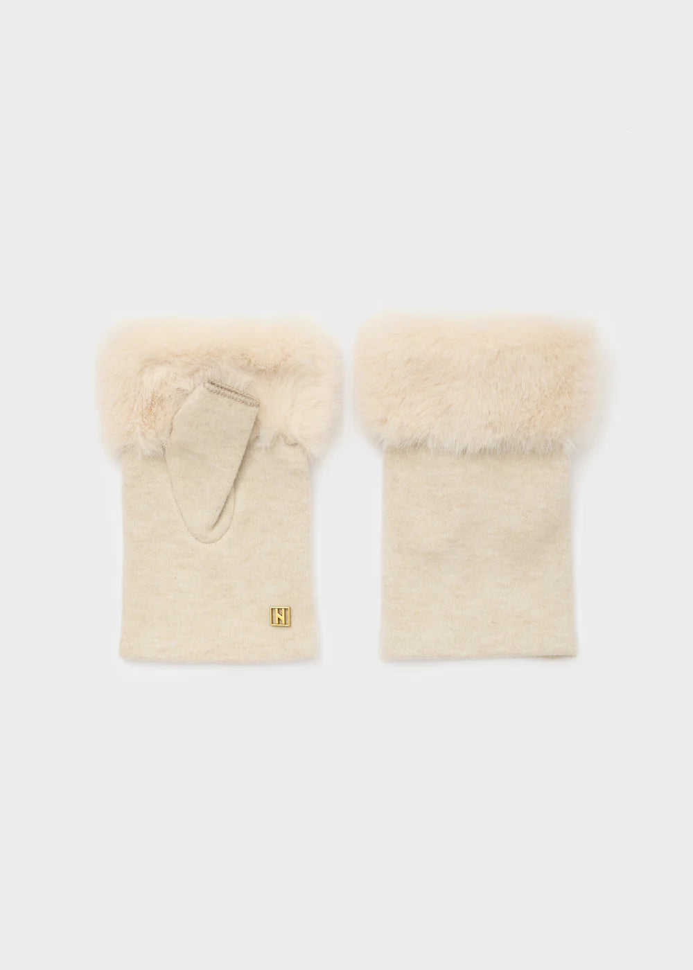 NALI - Guanti FURRY senza dita donna