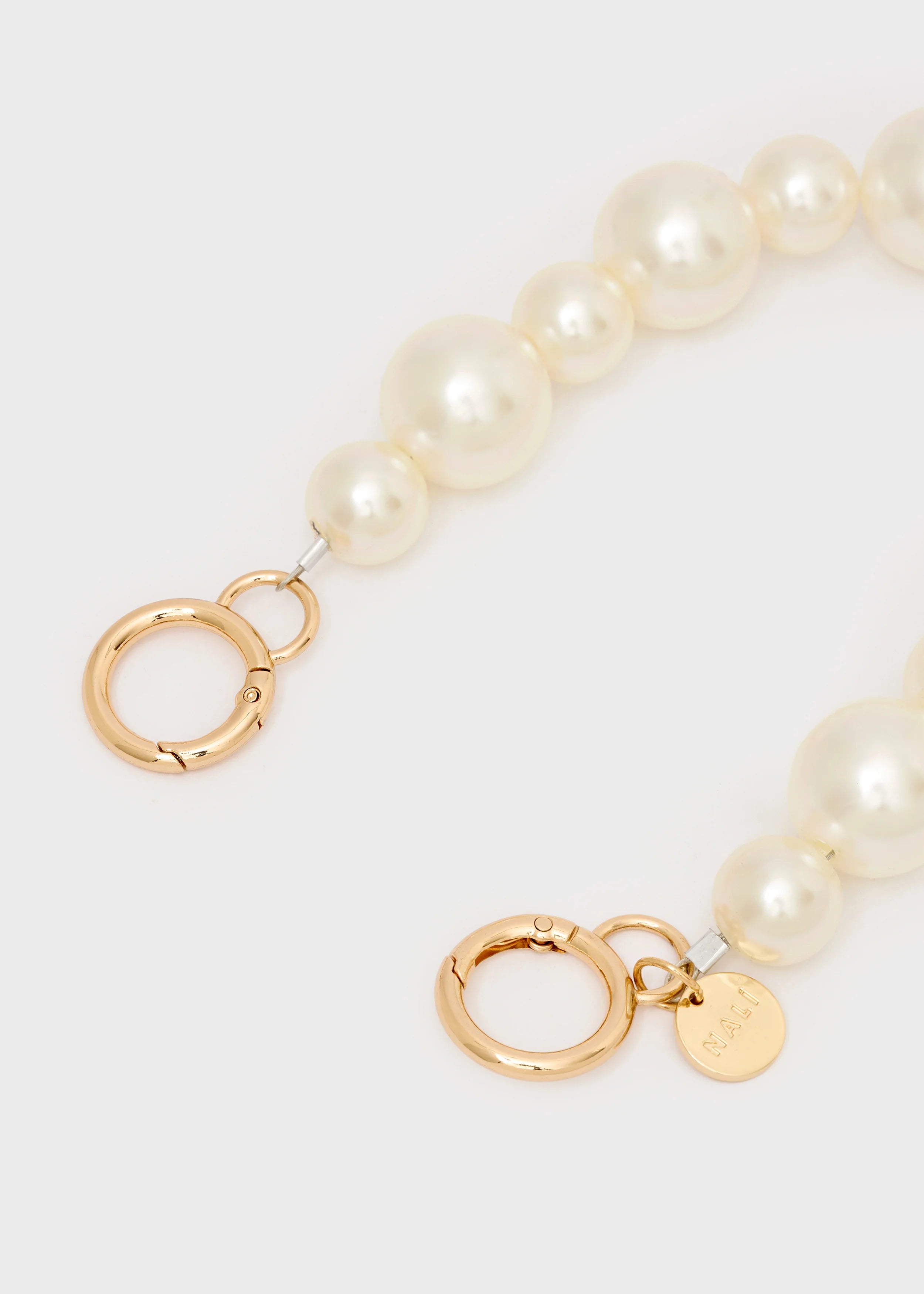 NALI - Tracolla/charms con PERLE