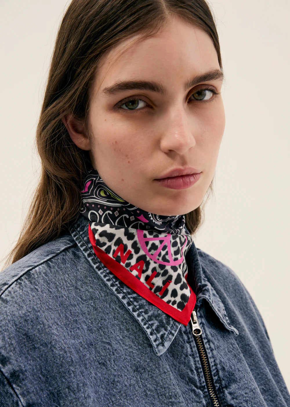 NALI - Foulard fantasia PAISLEY donna