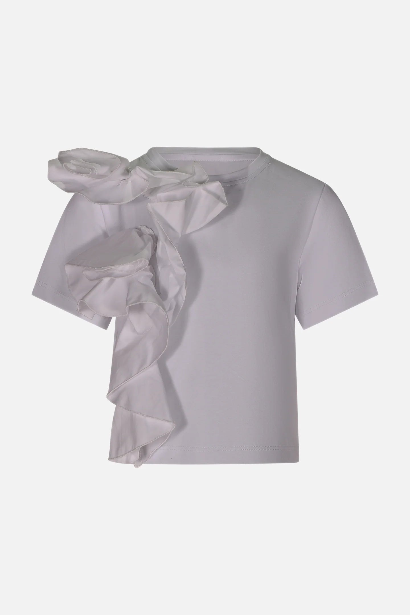 FUN FUN - T-shirt bianco con rouge bambina