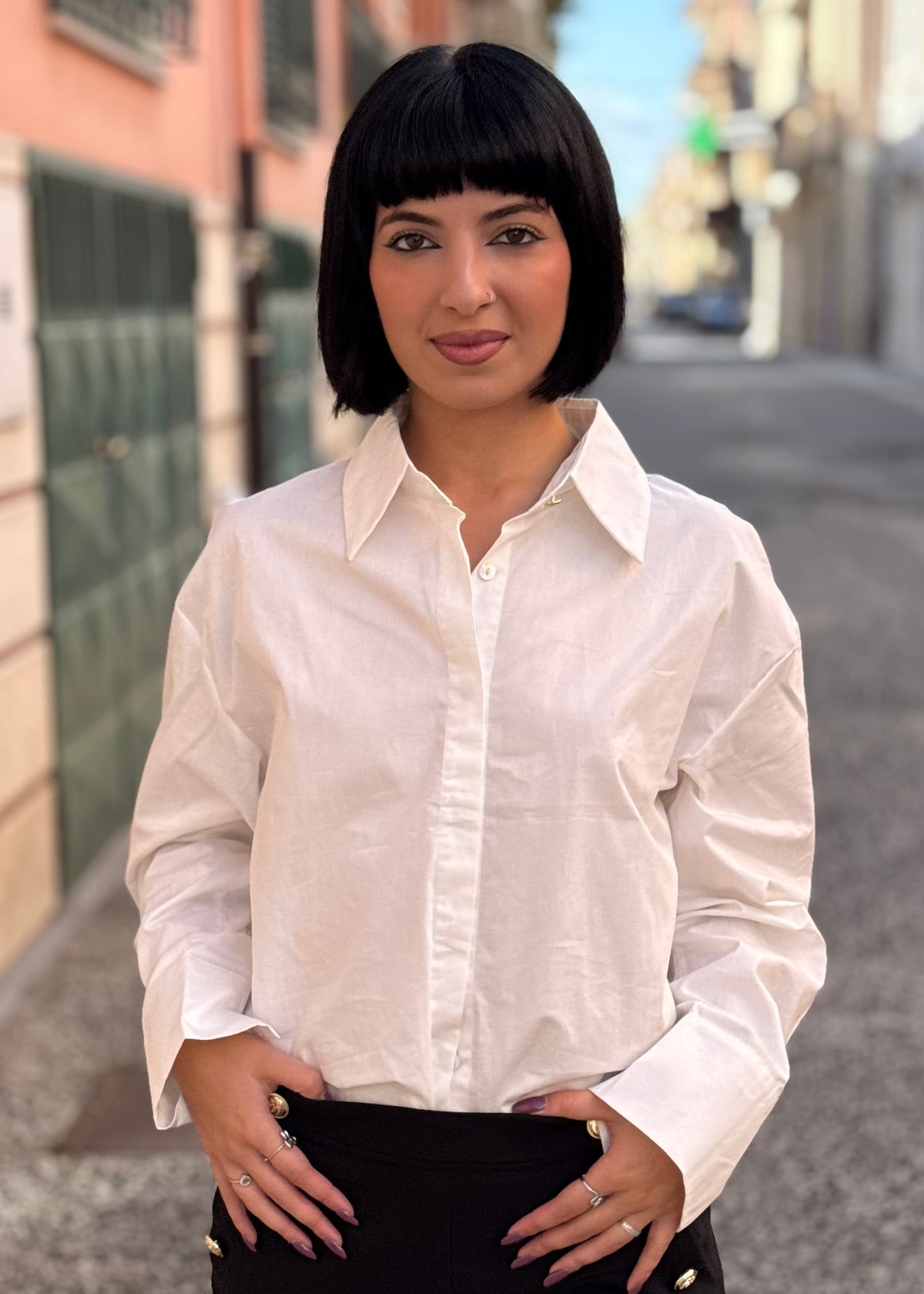 INFLUENCER - Camicia bianca donna