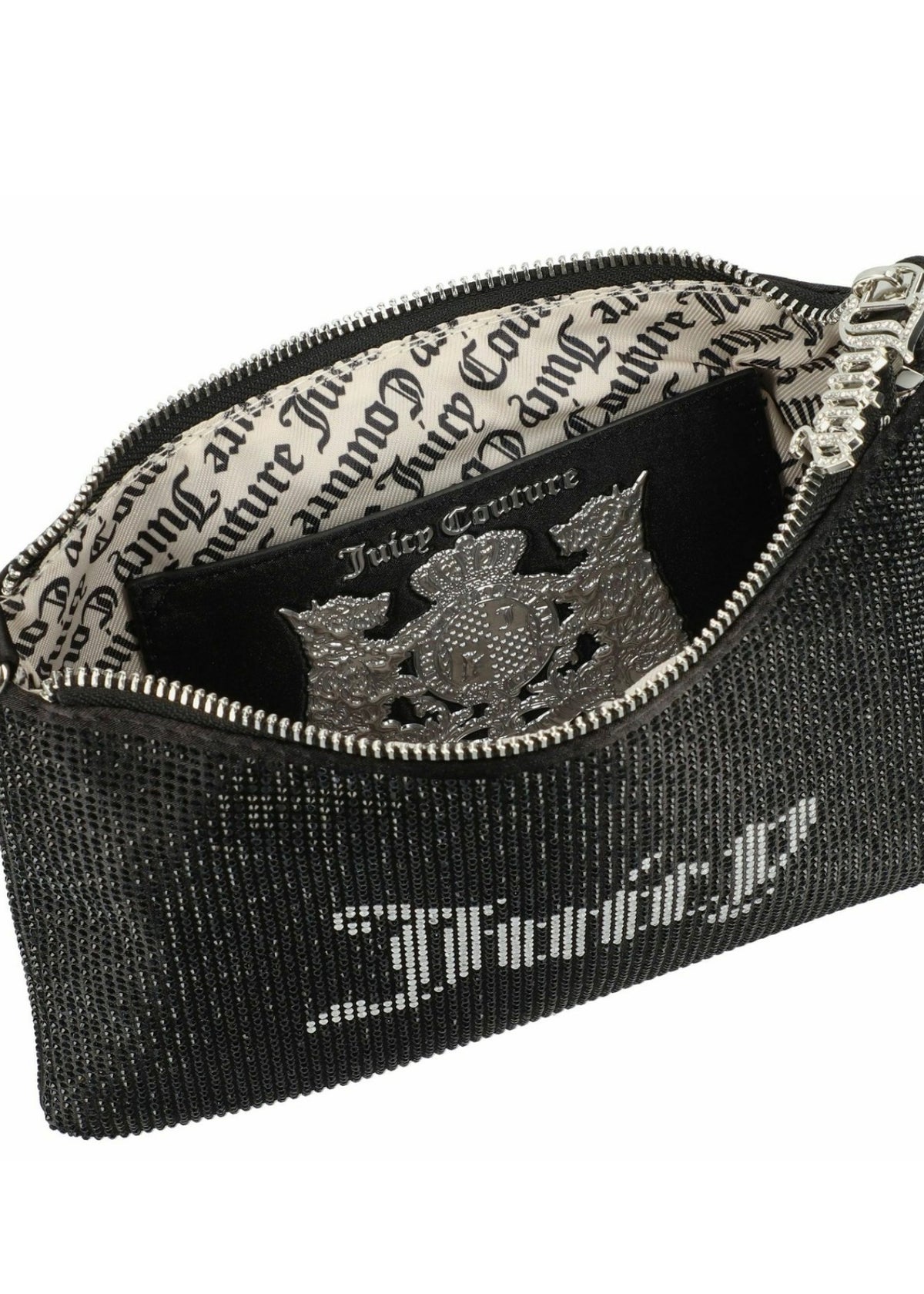 JUICY COUTURE - Pochette MIA in strass