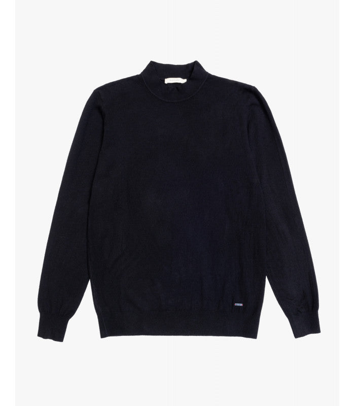 GIANNI LUPO - Maglioncino con collo in lana rasata uomo