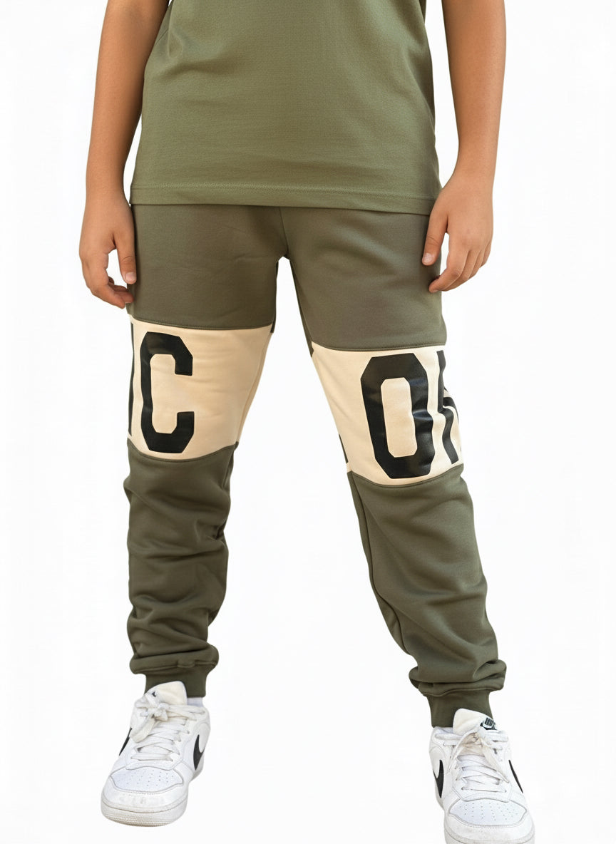 ICON - Pantalone con maxi logo bambino