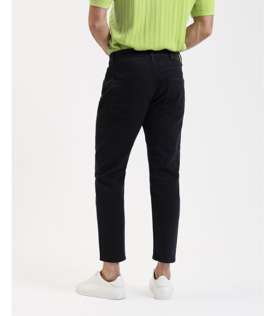 GIANNI LUPO - Jeans nero CARROT uomo