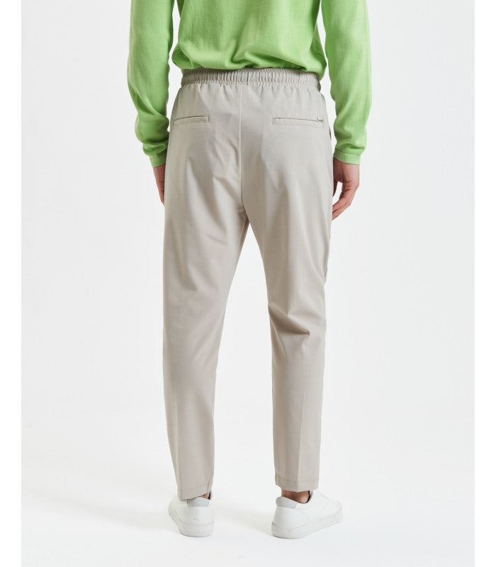 GIANNI LUPO - Pantalaccio beige con coulisse uomo