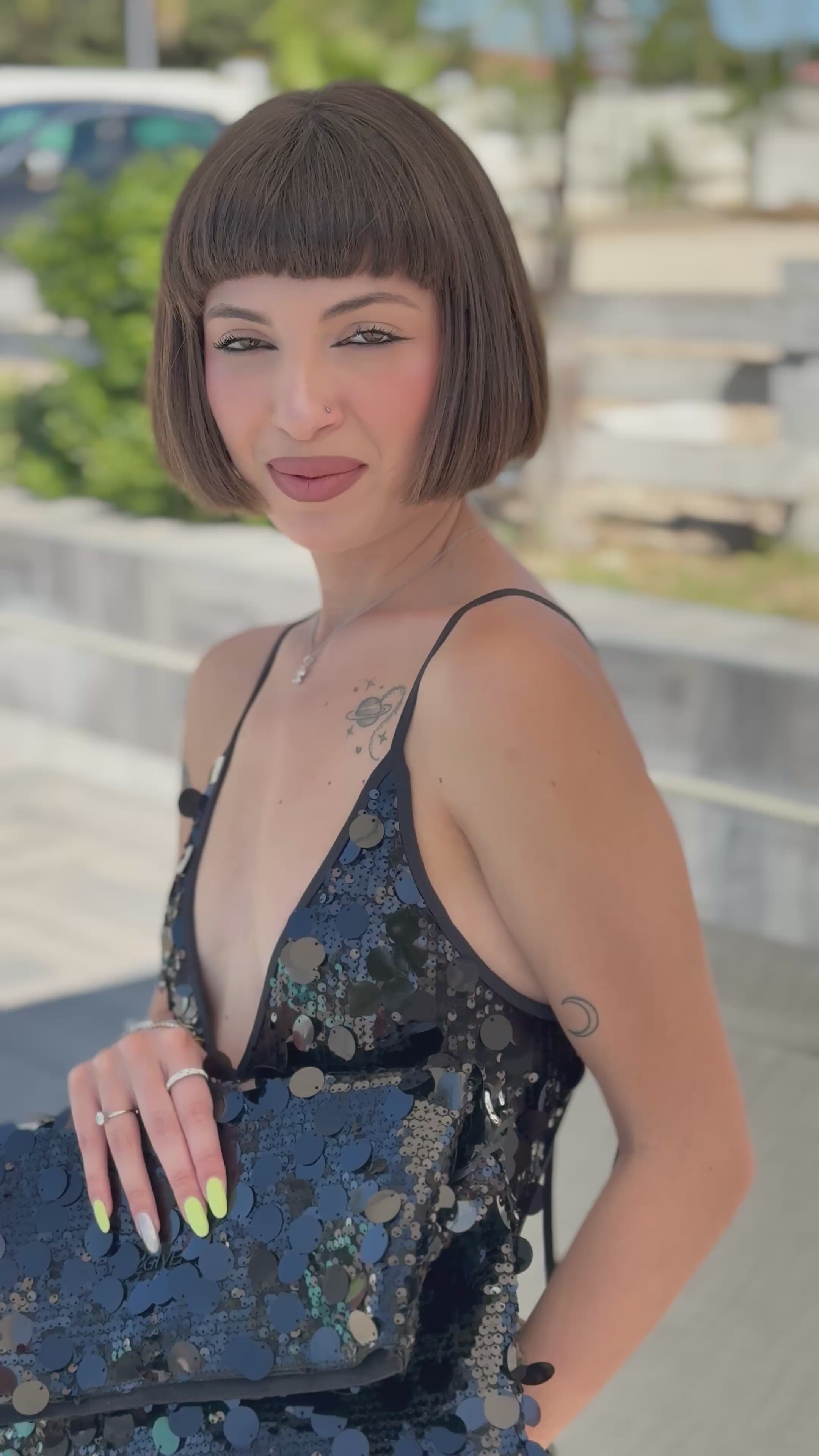 4GIVENESS - Gonna nera LUXE STYLE donna