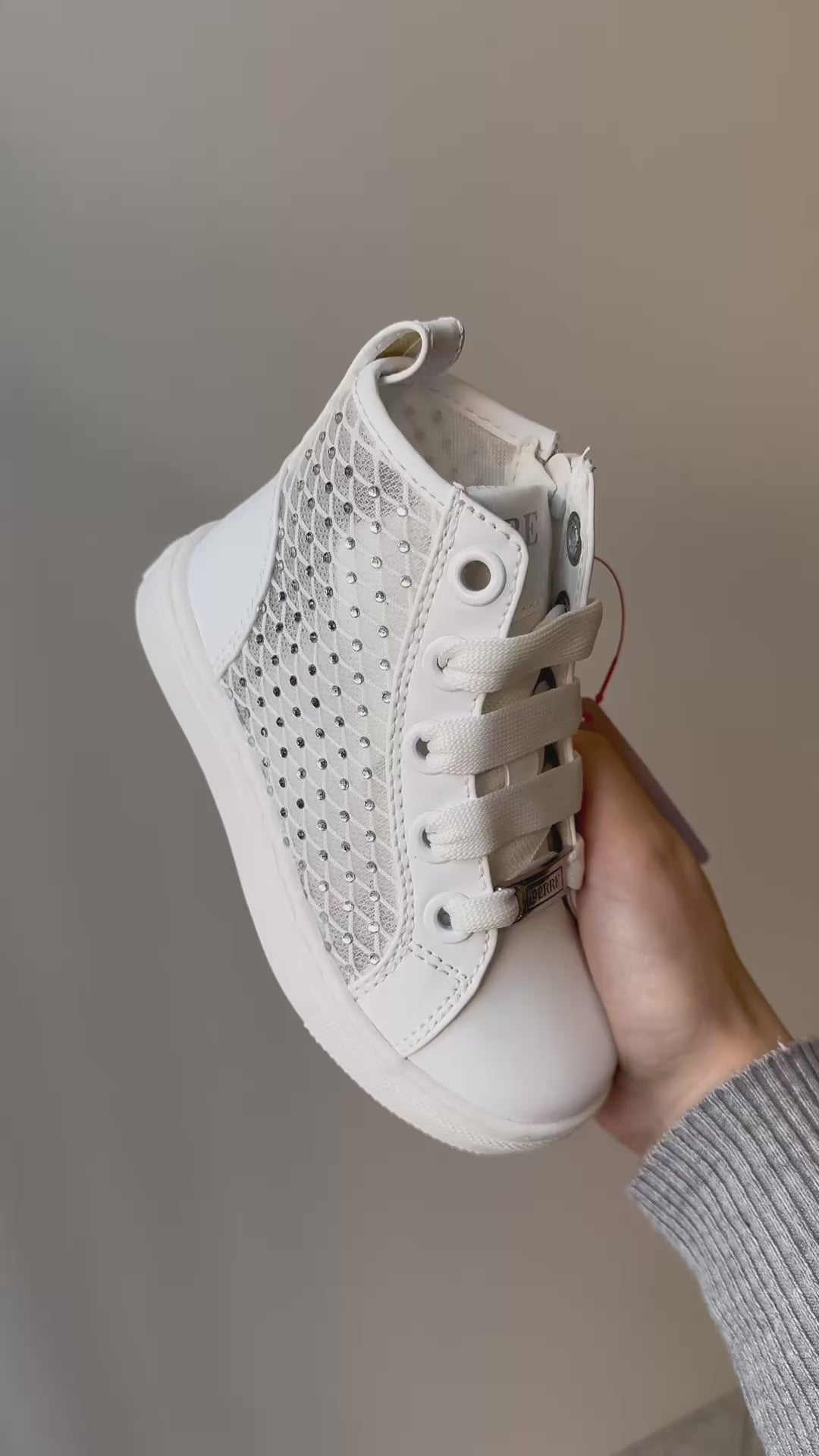 FERRE - Sneakers in strass bambina