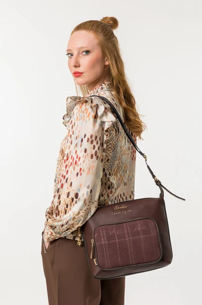 ANEKKE - Borsa a tracolla BURGUNDY