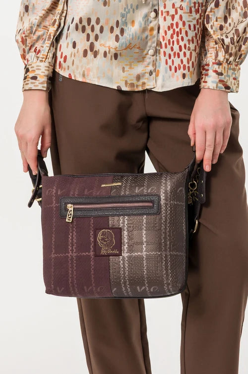 ANEKKE - Borsa a tracolla BURGUNDY
