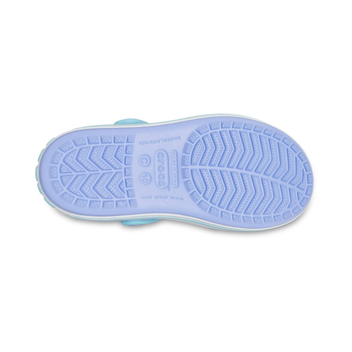 CROCS - Ciabattina lilla e azzurro