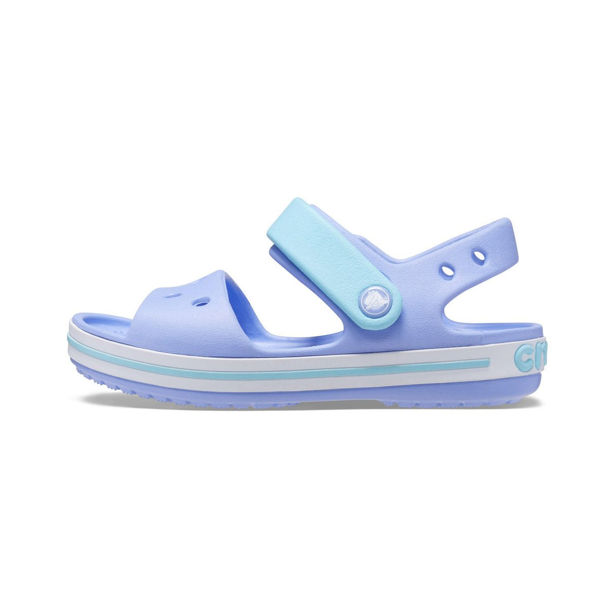 CROCS - Ciabattina lilla e azzurro