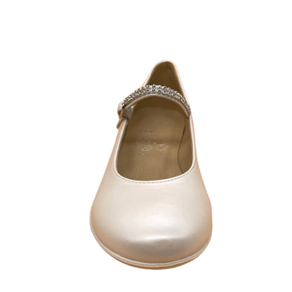 CARROTS - Ballerina elegante bianco  da cerimonia con strass bambina