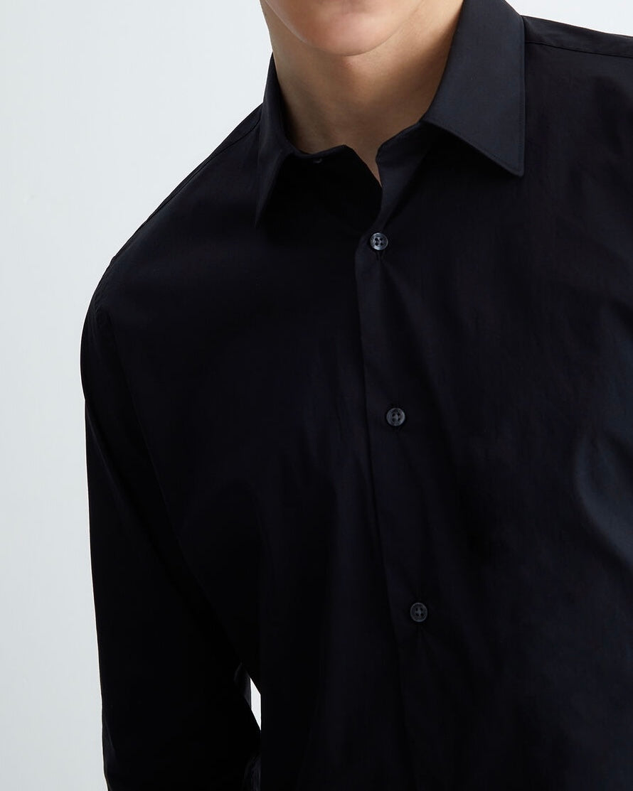 LIU-JO UOMO- Camicia nera a manica lunga uomo