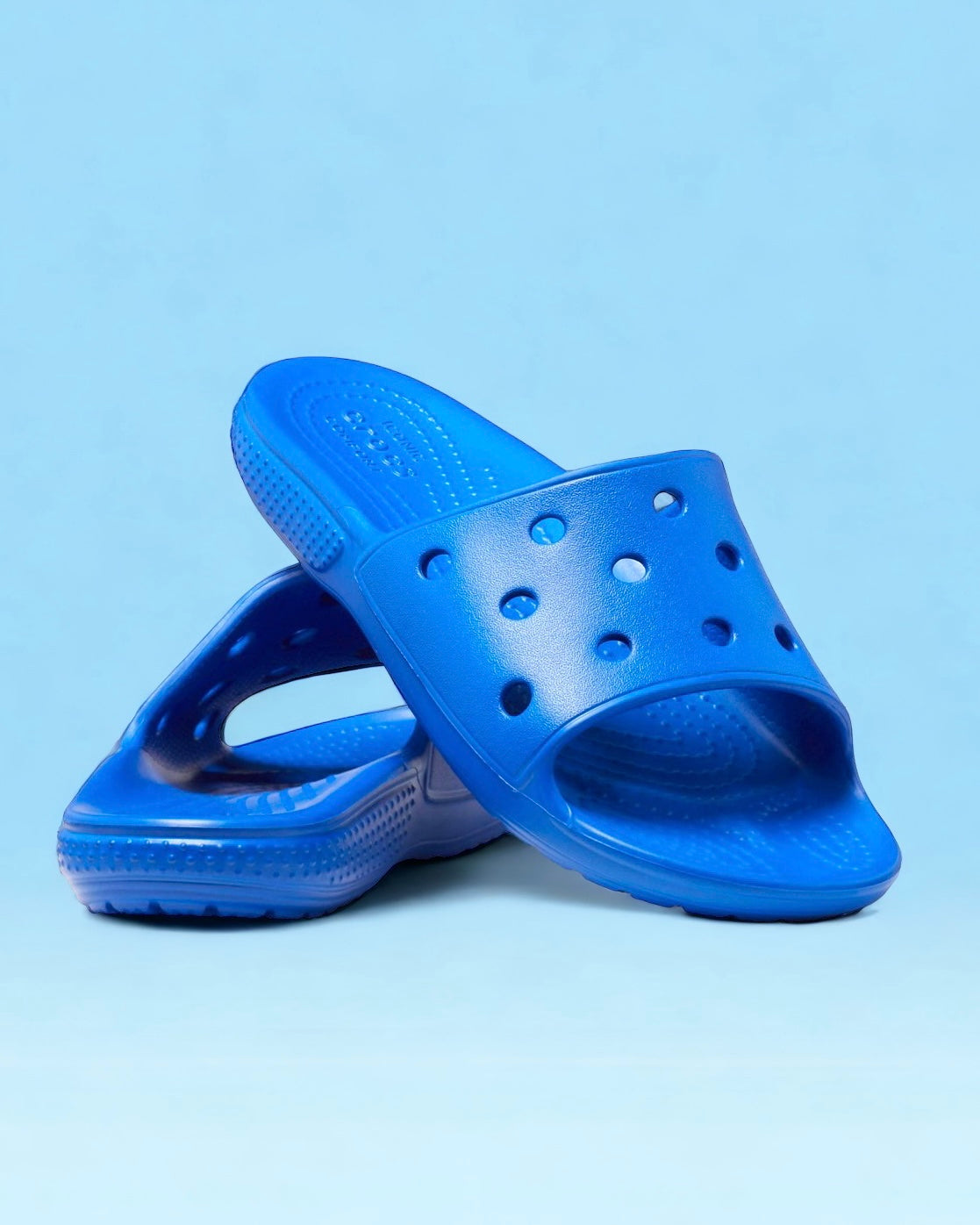 CROCS - Ciabattina blu unisex adulto e bambini