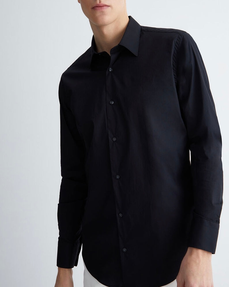 LIU-JO UOMO- Camicia nera a manica lunga uomo