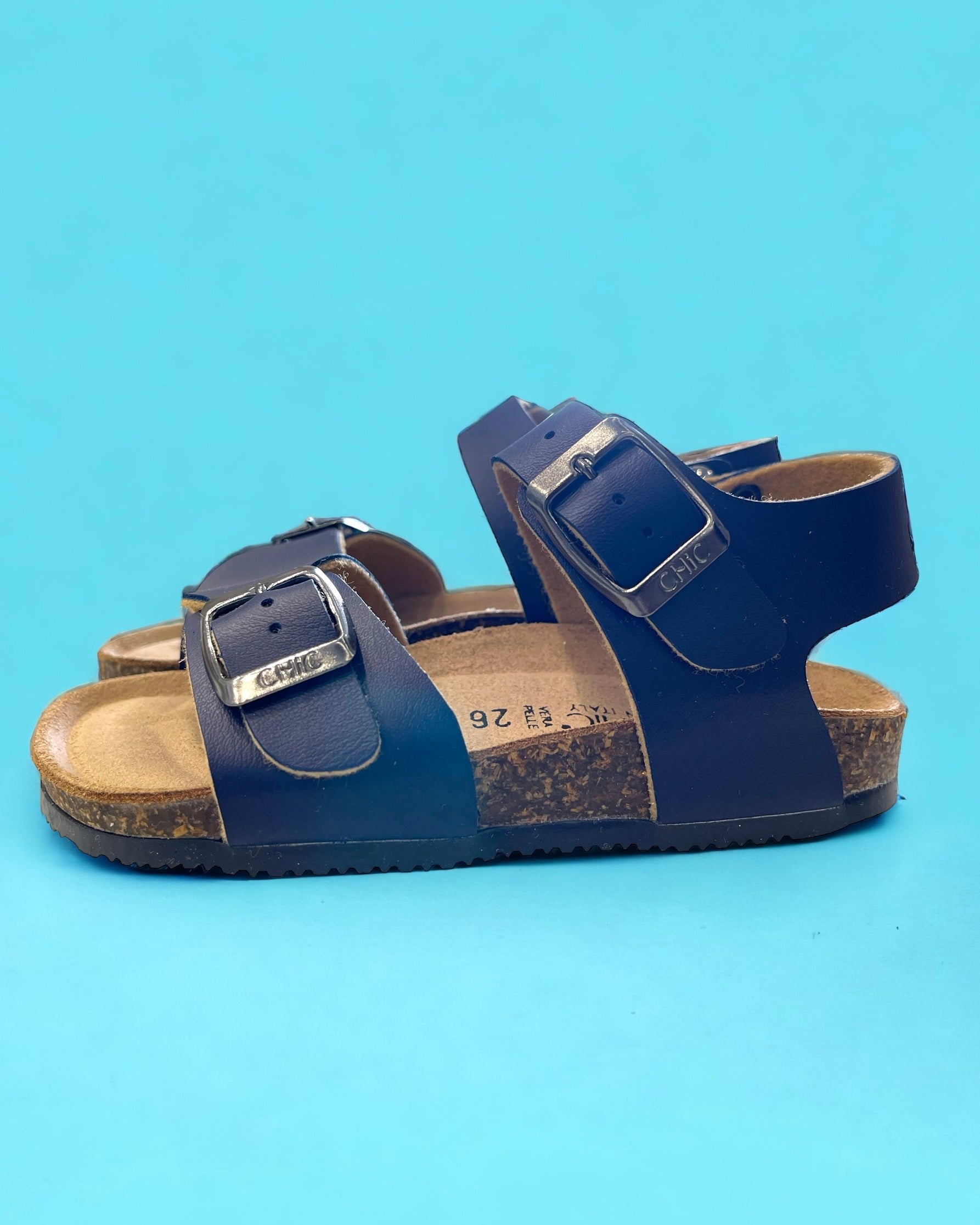 BIOCHIC - Sandalo blu navy bambino/neonato