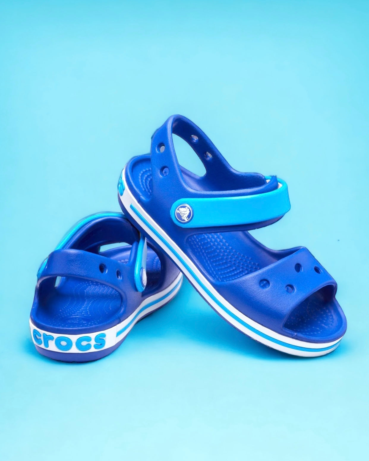 CROCS - Ciabattina blu e azzurra