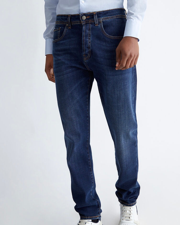 LIU-JO UOMO- Jeans blu regular fit