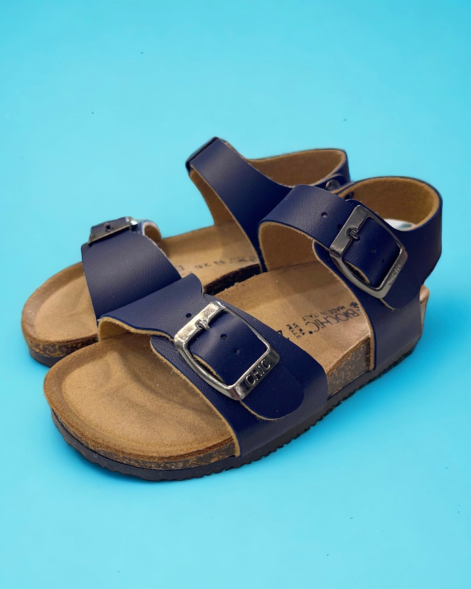 BIOCHIC - Sandalo blu navy bambino/neonato