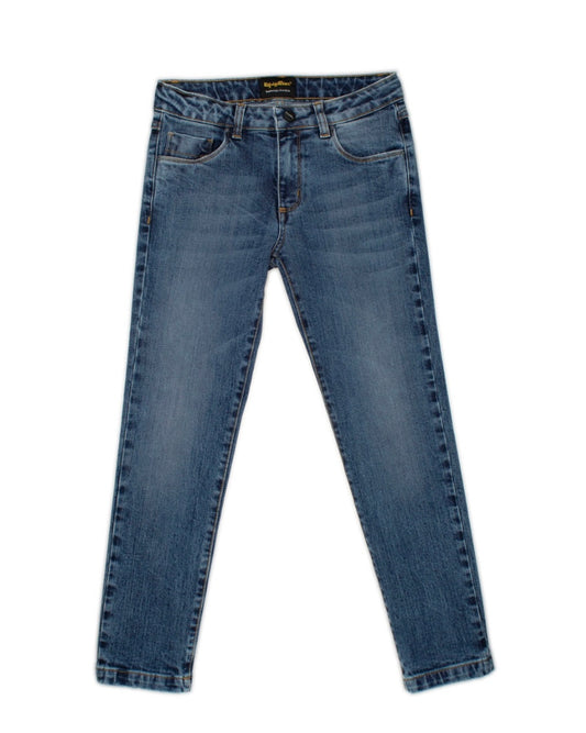 REFRIGIWEAR - Jeans denim blu scuro con tasche