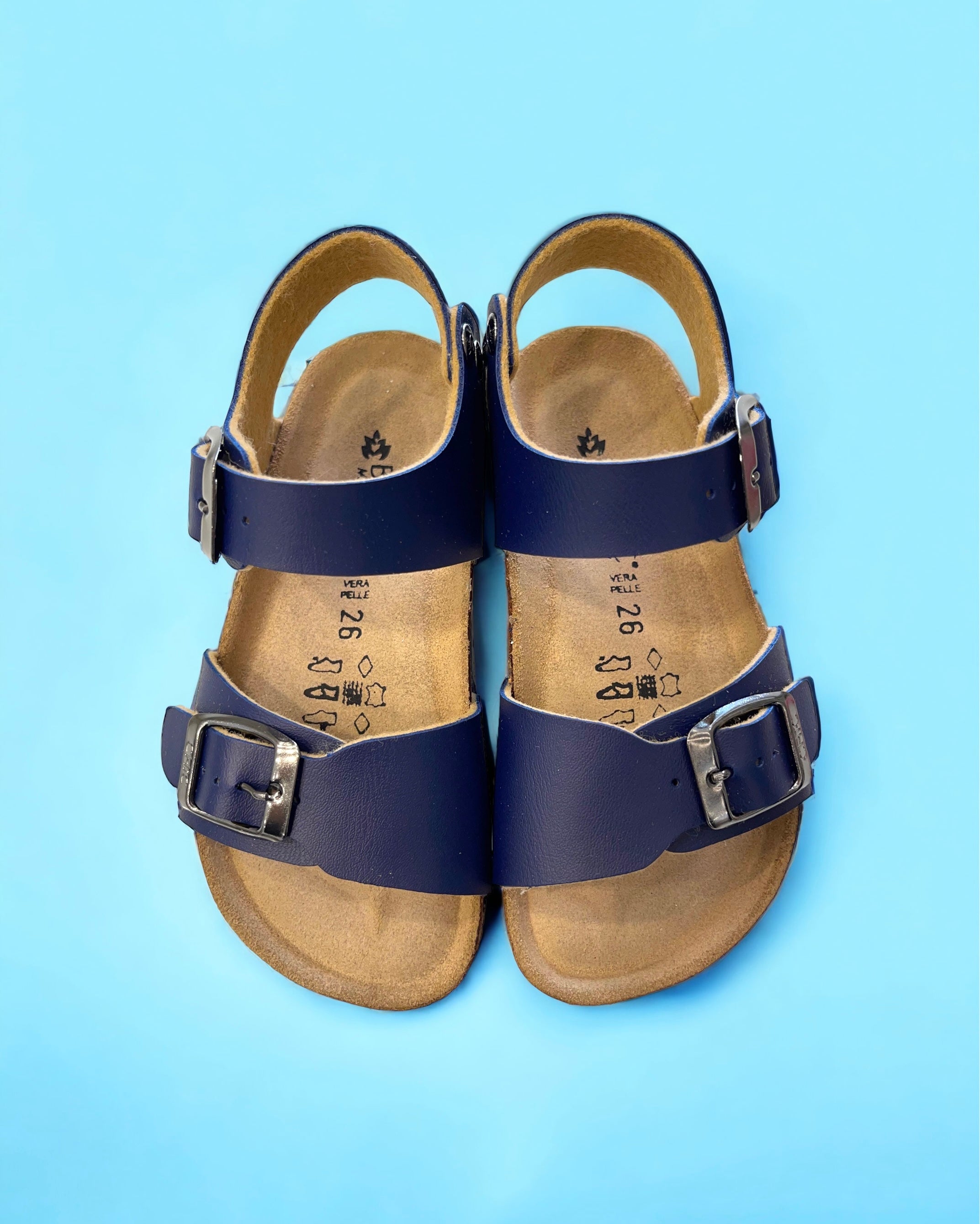 BIOCHIC - Sandalo blu navy bambino/neonato